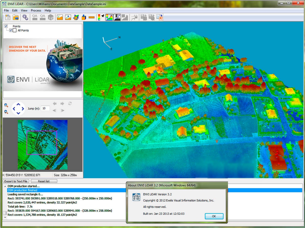 Exelis ENVI LiDAR (64bit) 3.2