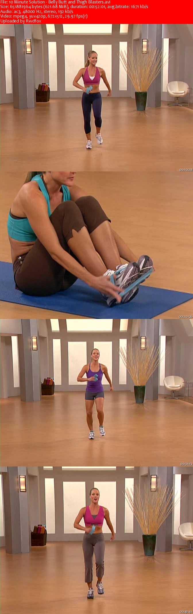 10 Minute Solution - Belly, Butt And Thigh Blaster With Sculpting Loop [DVD]