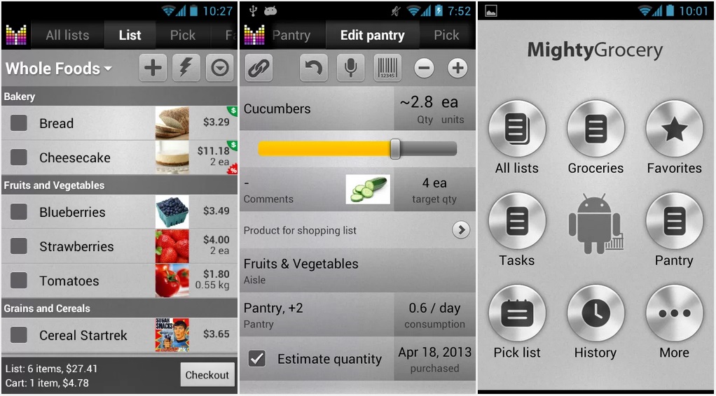 Mighty Grocery Shopping List v3.0