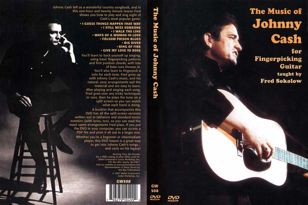 The Music of Johnny Cash - For Fingerpicking Guitar - Fred Sokolow - (2007)