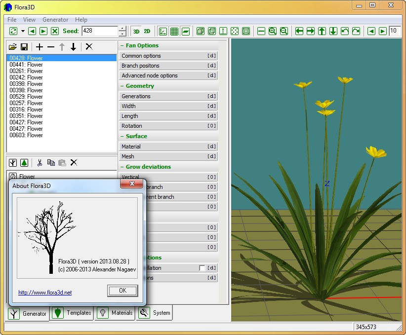 Flora3D 2013.08.28