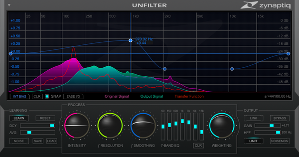 ZYNAPTIQ UNFILTER 1.7.2