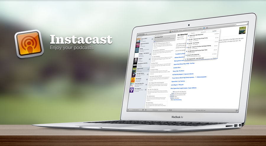 Instacast v1.0.2 Multilingual Mac OS X
