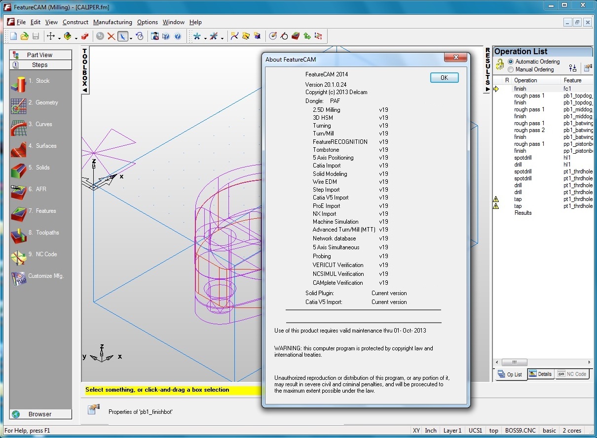 Delcam FeatureCAM 2014 R1 SP1