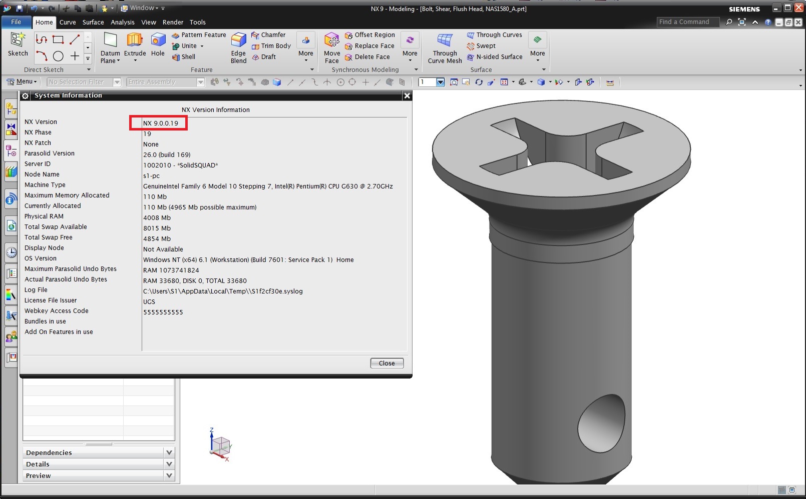 Siemens PLM NX 9.0.0 (64bit) with English Documentation