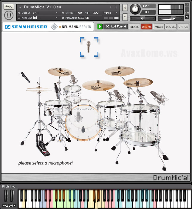 Sennheiser DrumMic’a KONTAKT