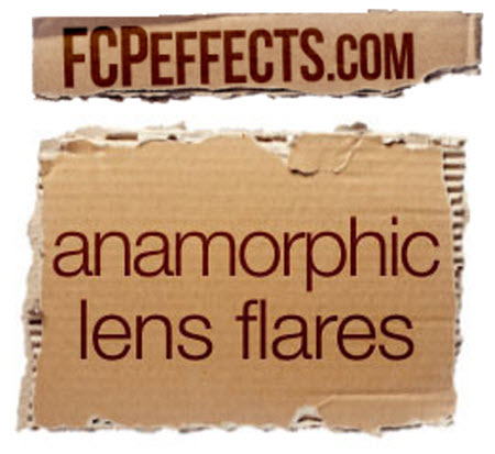 FCPEffects - Anamorphic Lens Flare