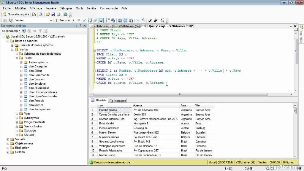 SQL : Les fondamentaux