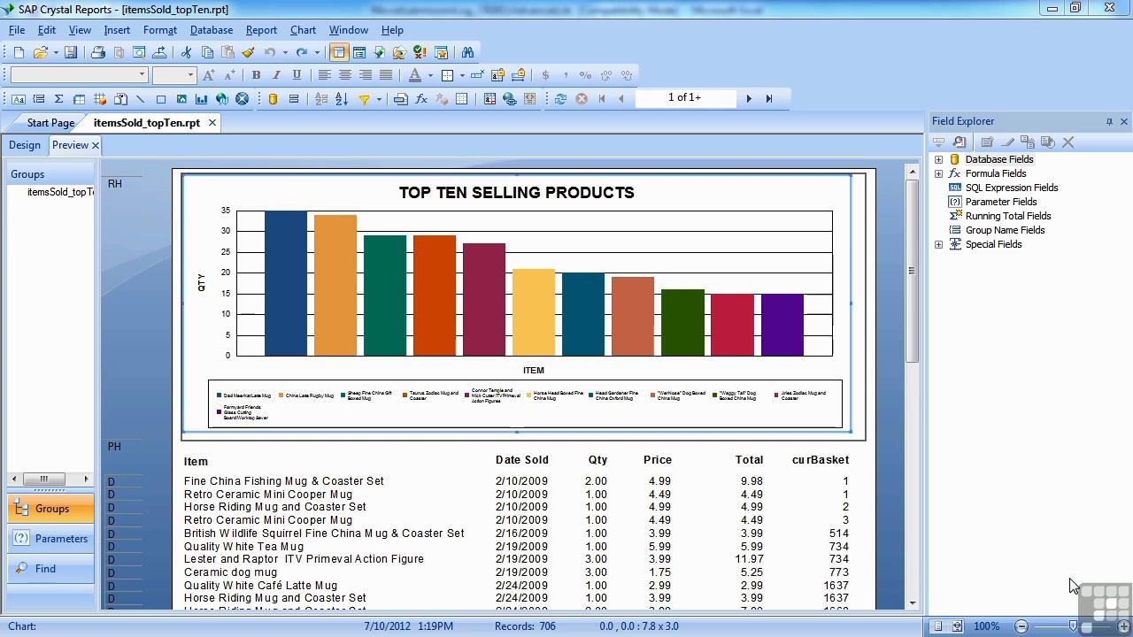 Infinite Skills - Advanced Crystal Reports 2011 Training Video