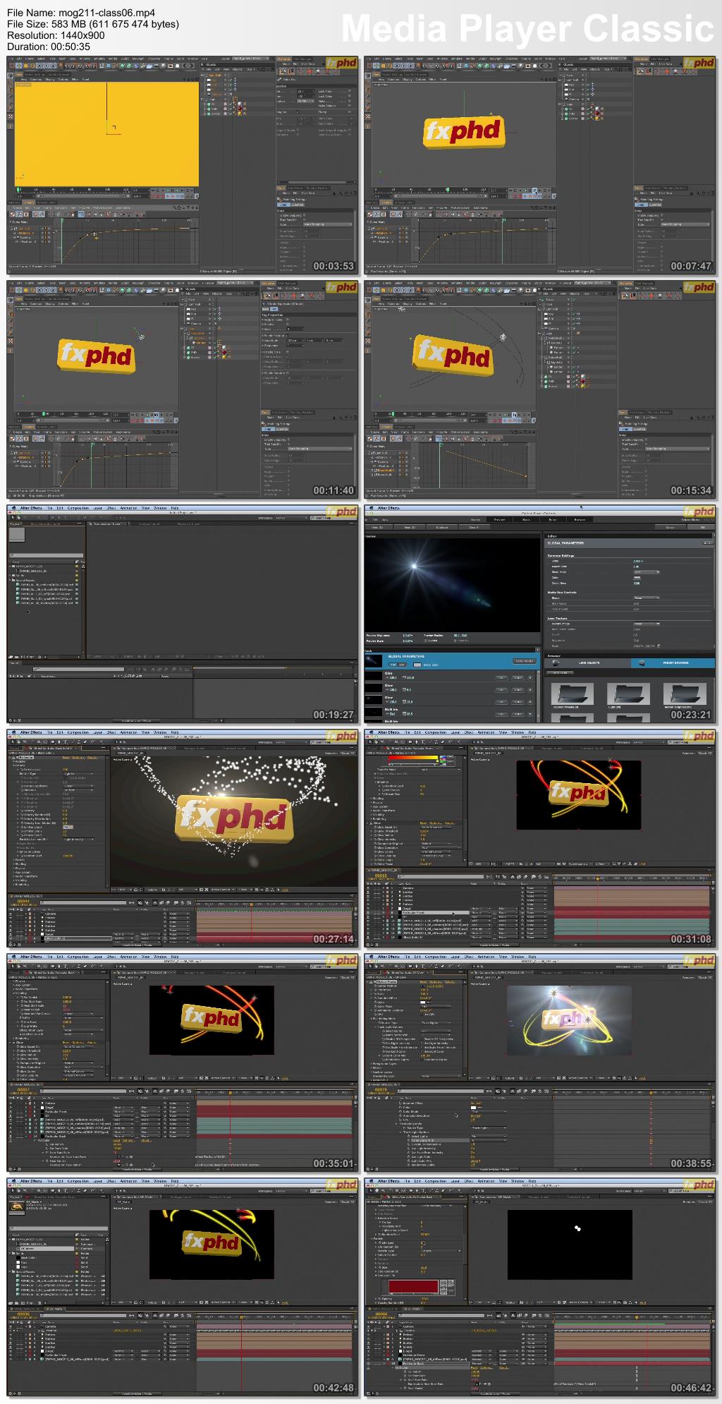 fxphd - MOG211: Cinema4D and After Effects Production Techniques