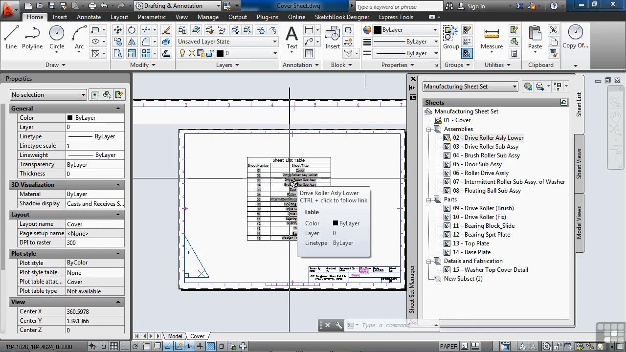 Infinite Skills - Learning To Use AutoCAD Sheet Sets Training Video