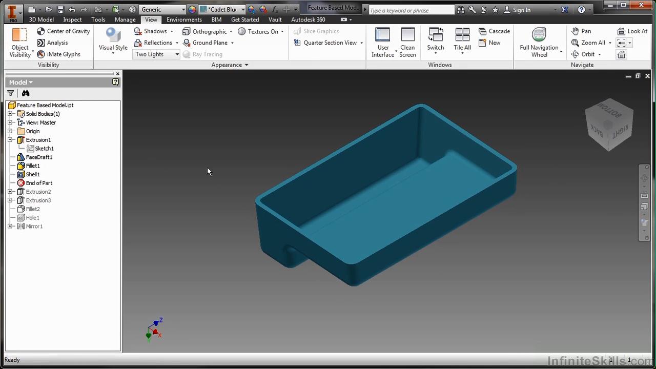 Infinite Skills - Learning Autodesk Inventor 2014 Training Video