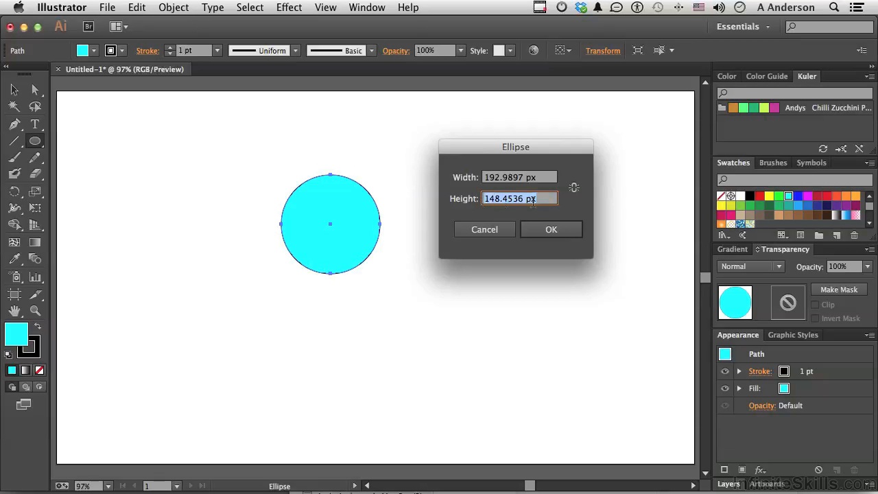 Learning Adobe Illustrator CC