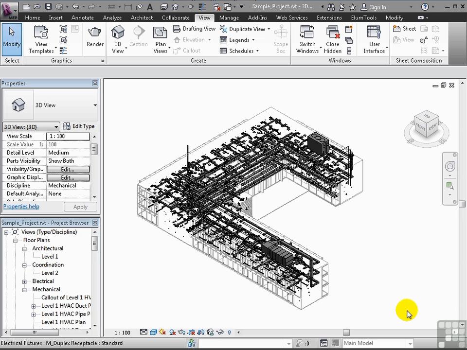 Infinite Skills - Learning Revit MEP 2012 Training Video