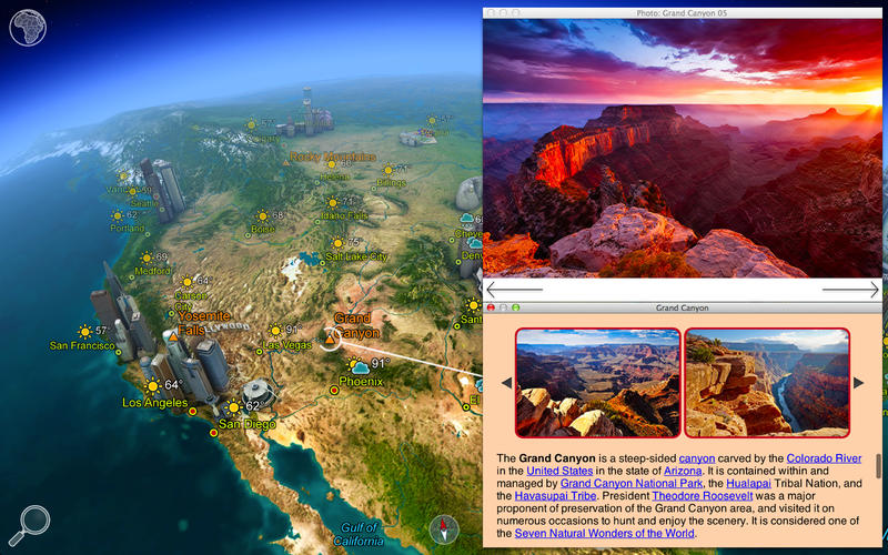 Earth 3D Amazing Atlas v1.1.0 Multilingual Mac OS X