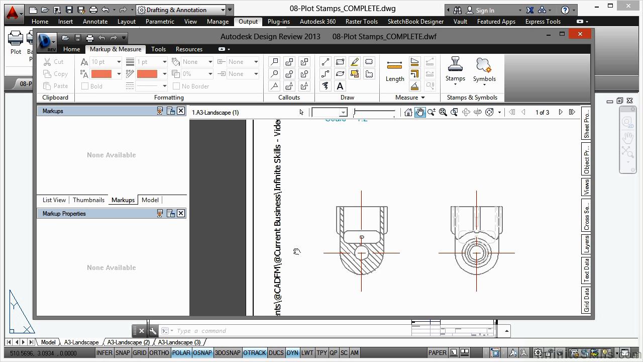 Infinite Skills - AutoCAD Plotting And Publishing Training Video