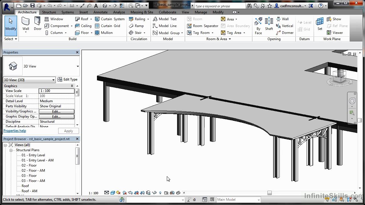 Infinite Skills - Advanced Revit Structure 2014 Training Video