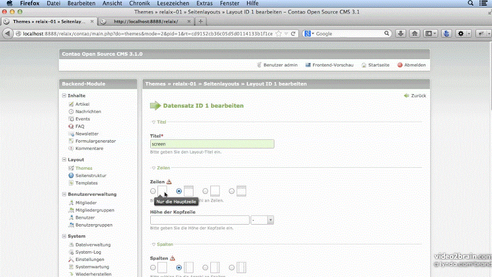  Contao 3 – Das große Training Grundlagen, Workflows, Profitipps