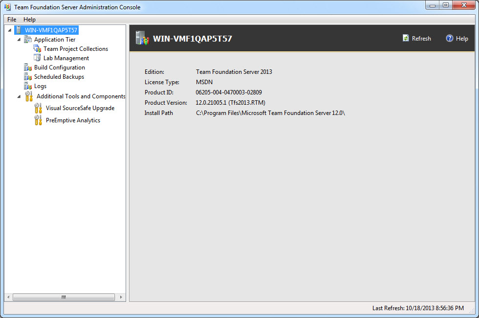 Microsoft Visual Studio Team Foundation Server 2013