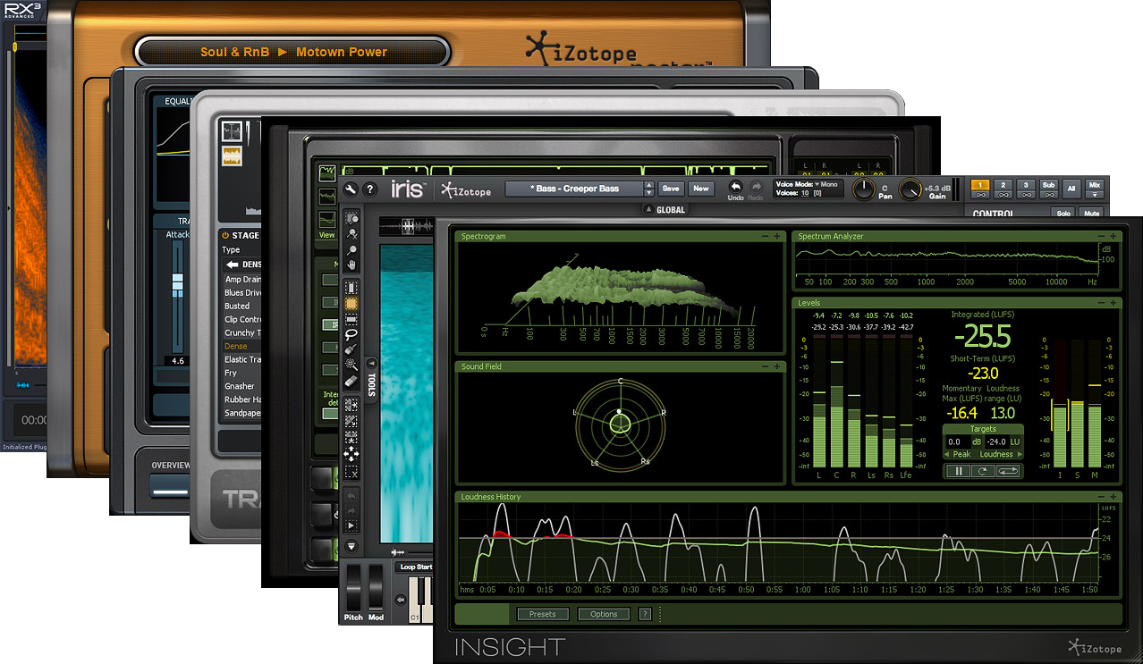 iZotope Alloy Insight Iris Nectar Ozone RX Trash WiN