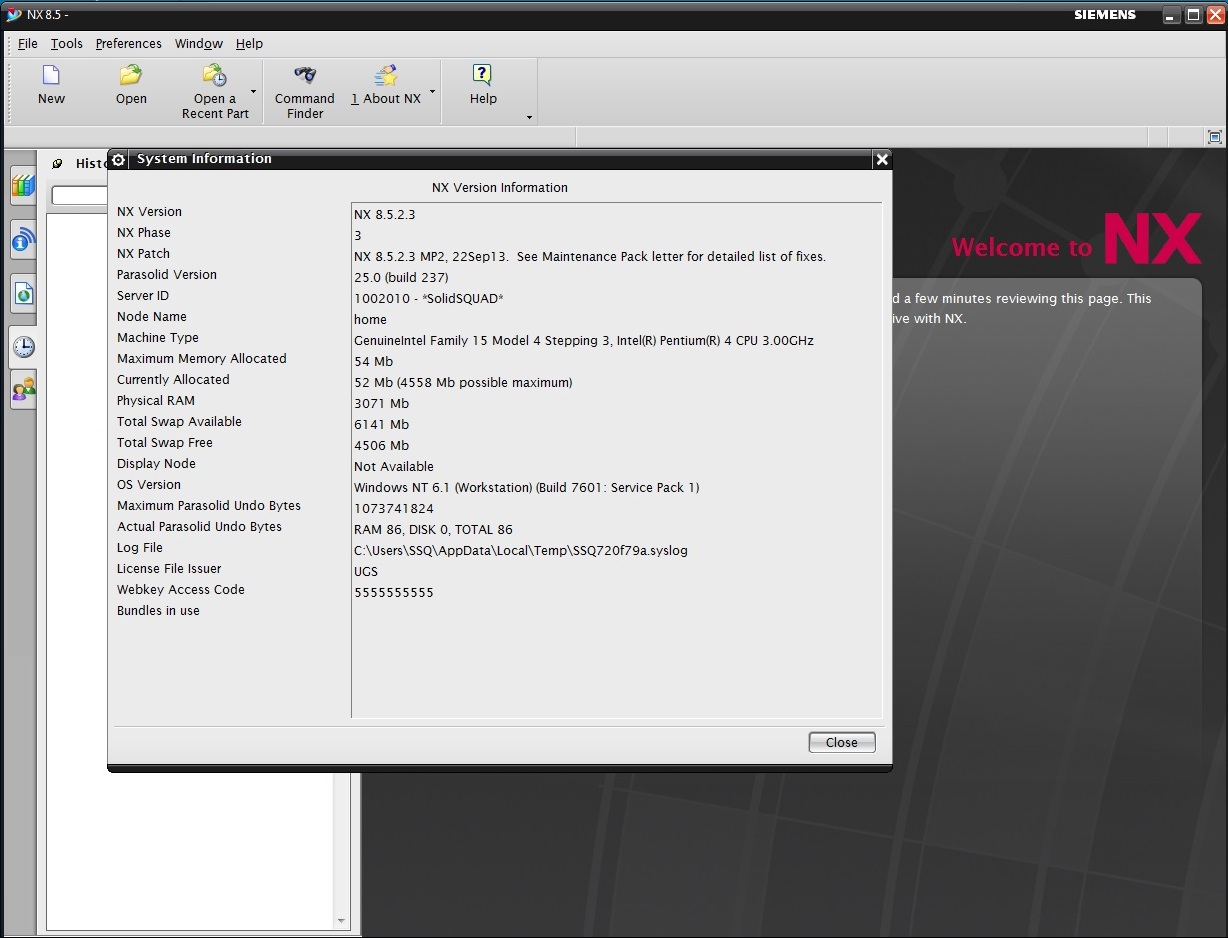 Siemens PLM NX 8.5.2 MP02 Update