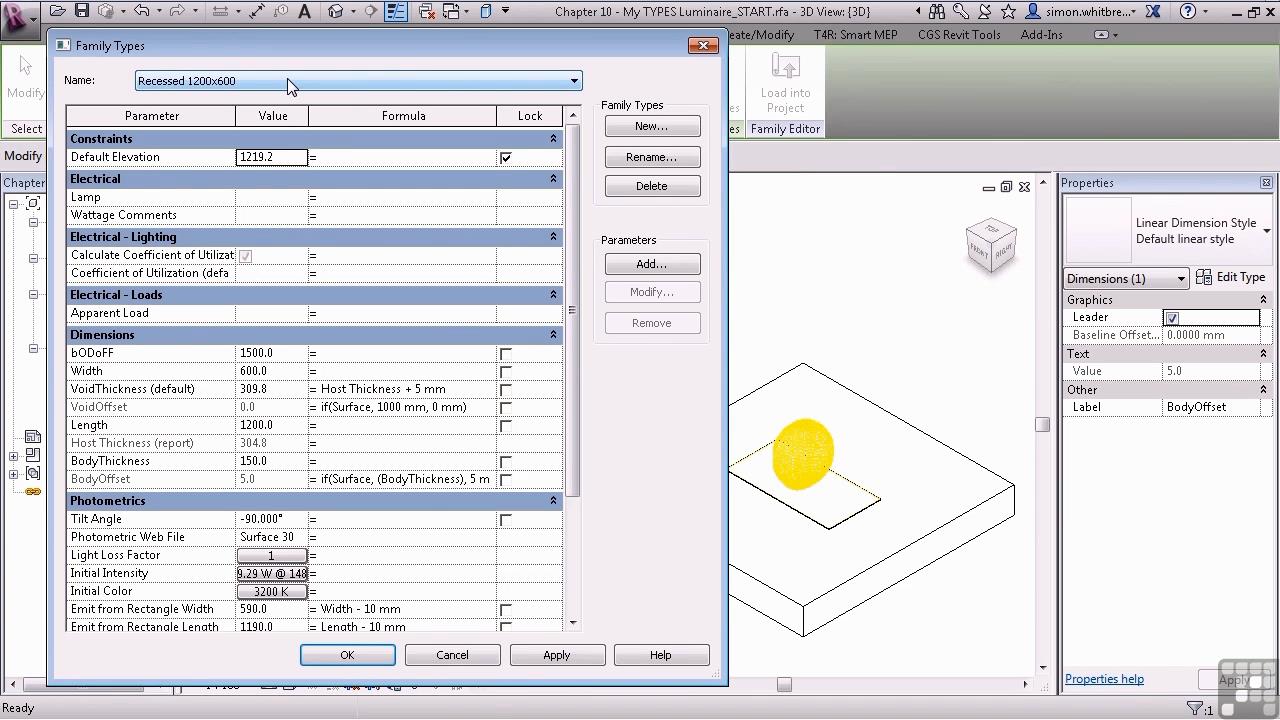 Infinite Skills - Learning Revit Families Training Video