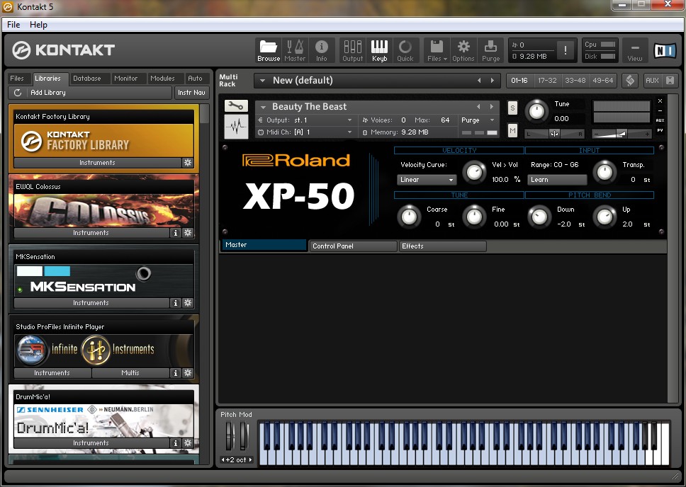 Roland XP-50 (KONTAKT)