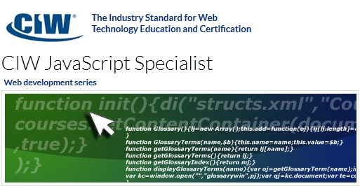 CIW Web Development JavaScript Specialist 1D0-435