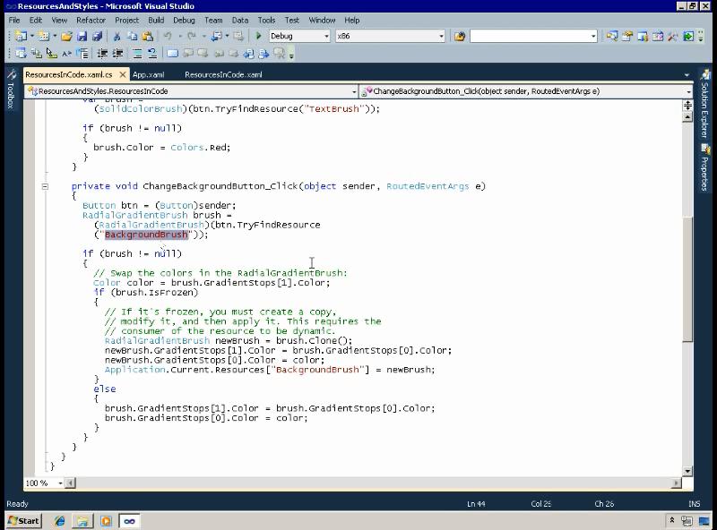 AppDev - Microsoft Windows Presentation Foundation (WPF) Using Visual C# 2010