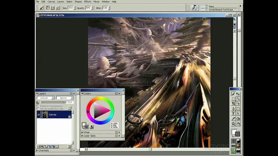 Ryan Church - Introduction to Corel Painter: Concept Art Workflow