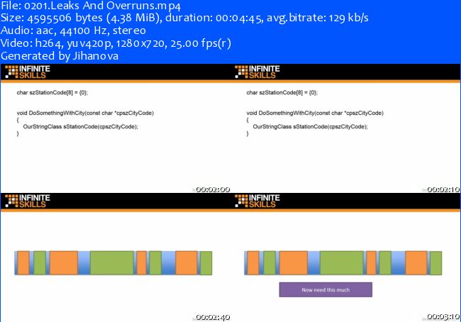 Infiniteskills Learning C++ Memory Management