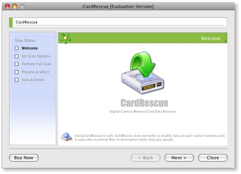 CardRescue v5.31 Mac OS X