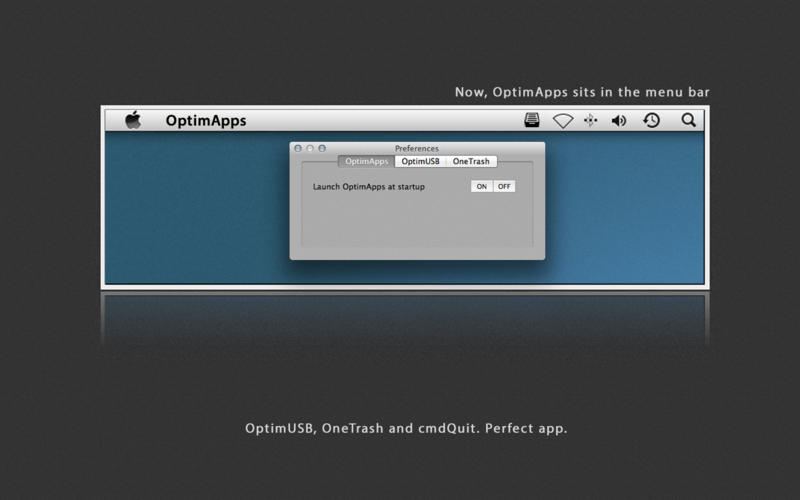 OptimApps v3.1 Mac OS X