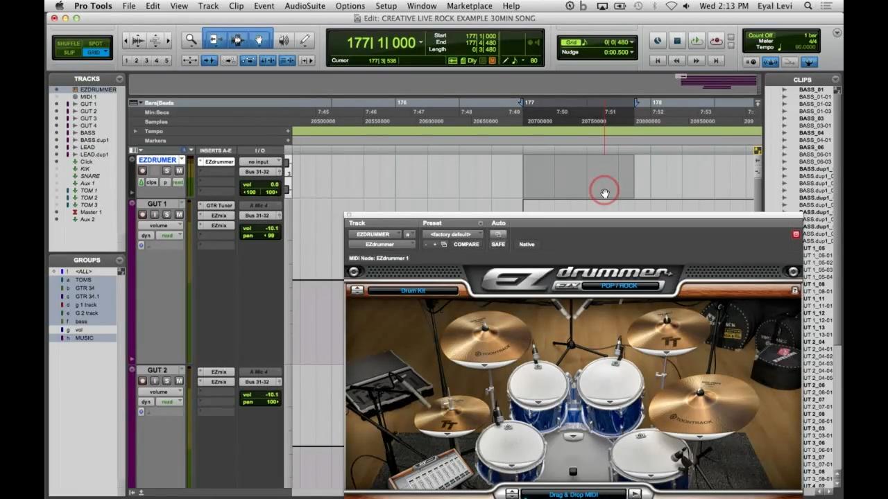 Digital Drums with EZDrummer