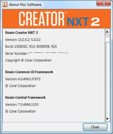 Corel Roxio Creator NXT 2 v15.0 Multilingual