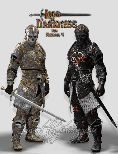 Xurge3D Lord of Darkness Armor for M4 Xurge3D Lord of Darkness Armor for M4
