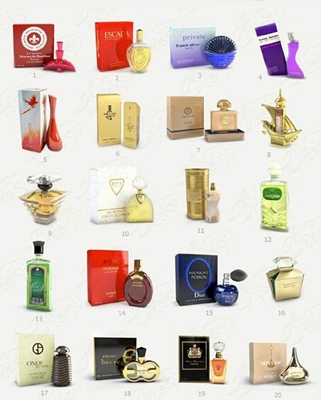 3ddd Perfume Collection