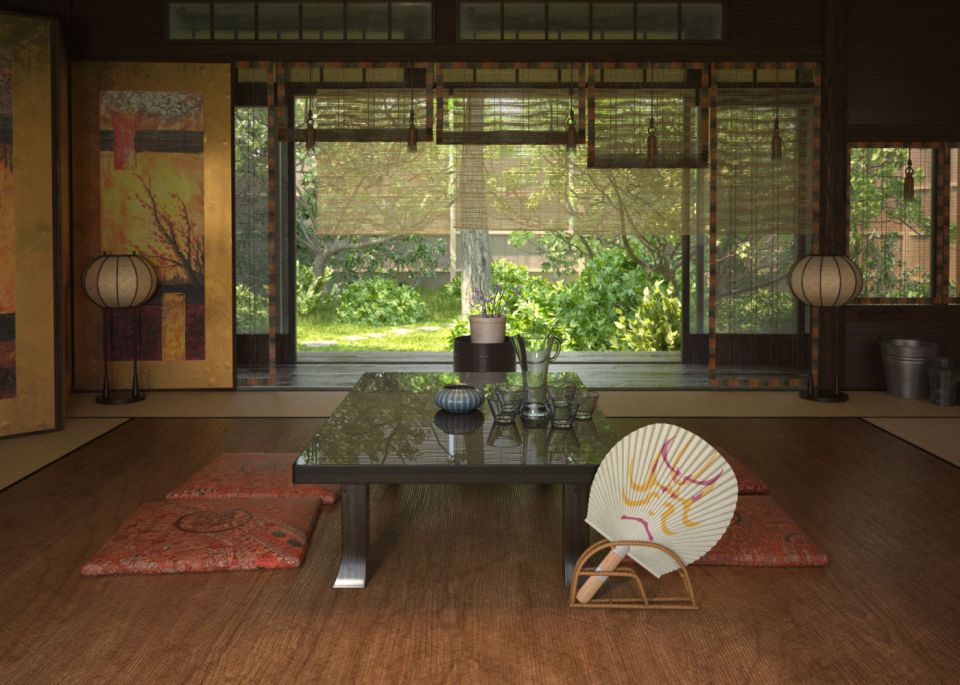 Evermotion Archinteriors vol.28 亚洲风格室内场景3D模型