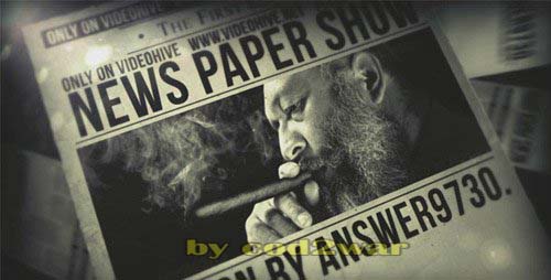 News Paper Show - PR0JECT for After Effects