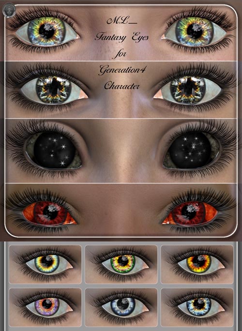 Renderosity ML Fantasy Eyes Renderosity ML Fantasy Eyes