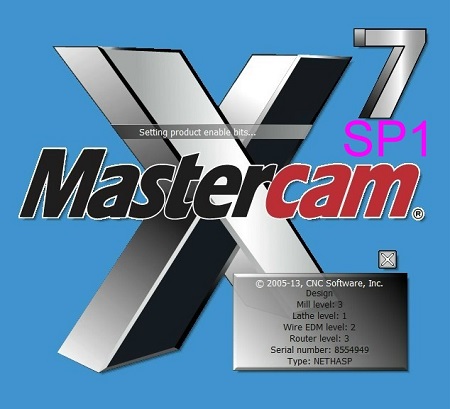 MasterCAM X7 SP1 Build 16.0.6.2 Update x86 x64-SSQ