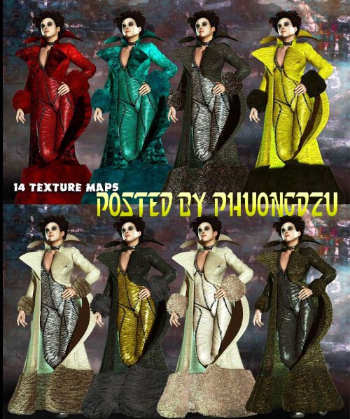 Renderosity Amazing Coat for V4 Renderosity Amazing Coat for V4