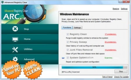 Advanced Registry Clear 2.3.4.2 注册表清理和优化系统