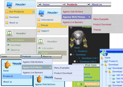 Agama Web Menus 2.21 Professional Edition