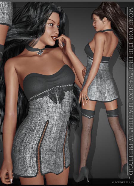 Renderosity MORE for the free "V4 Sexy Leather" by Pretty3D Renderosity MORE for the free "V4 Sexy Leather" by Pretty3D