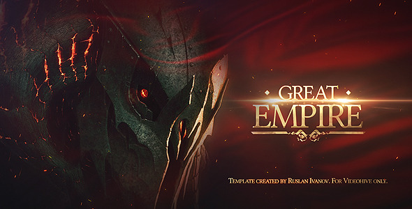 Great Empire Opener - VideoHive After Effects Project