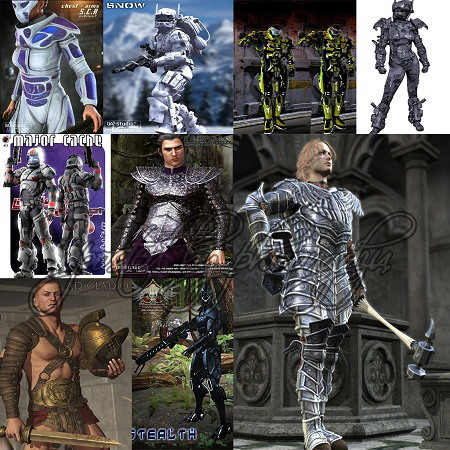 Models Armor for Daz Studio and Poser Models Armor for Daz Studio and Poser