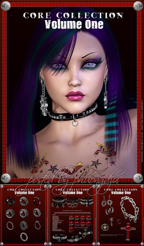 Renderosity Daz/Poser Core Collection Volume One Renderosity Daz/Poser Core Collection Volume One