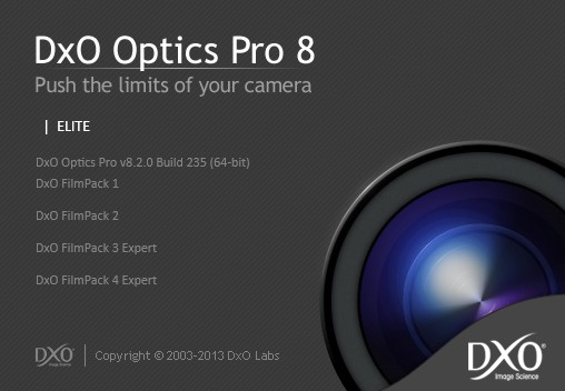 DxO Optics Pro 8.2.0
