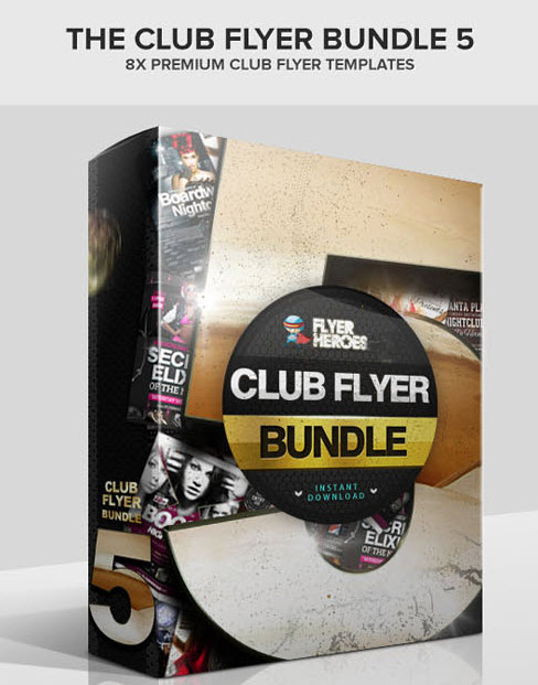 俱乐部传单 FlyerHeroes – The Club Flyer Bundle 05